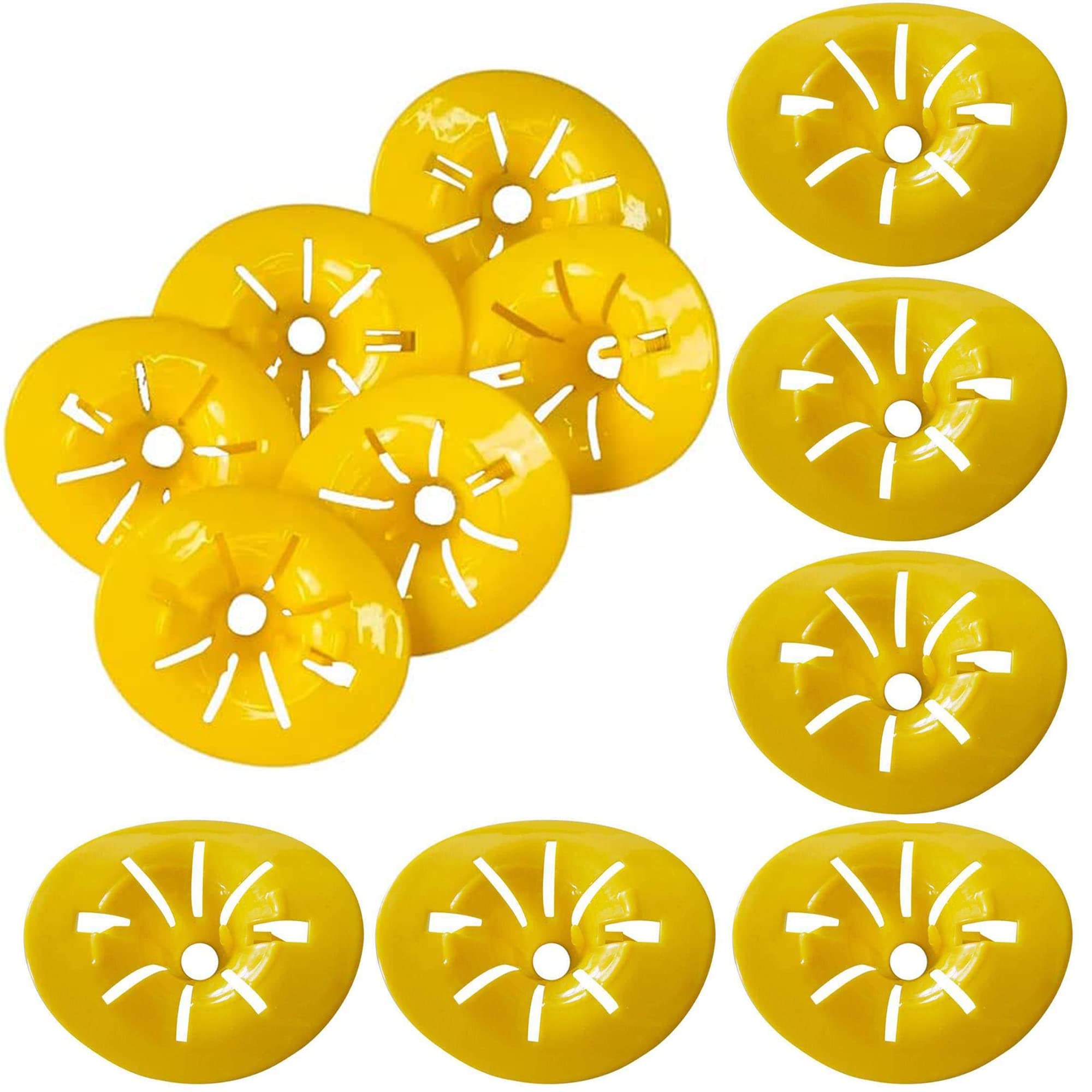 SEABABOO 12 x Plastic Wasp Catcher Bee Trap Insect Trap Plastic Wasp Catcher Bee Wasp Traps Yellow Flower Trap Fruit Fly Trap