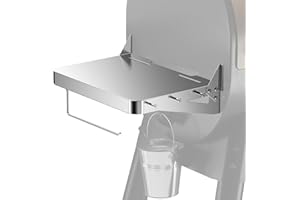 Stanbroil Stainless Grill Side Shelf, Fits Traeger Pro 22, Pro 34, Pro 575, Pro 780, Grill Accessories to Add Storage Space