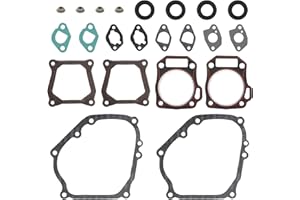 Yenblow 24 Pcs Predator 212cc Gasket Kit, Engine Generator Carburetor Head Gasket Sets Compatible with Coleman Baja 196cc 200cc 208cc 212cc Honda Clone GX160 GX200 Engines & Generators