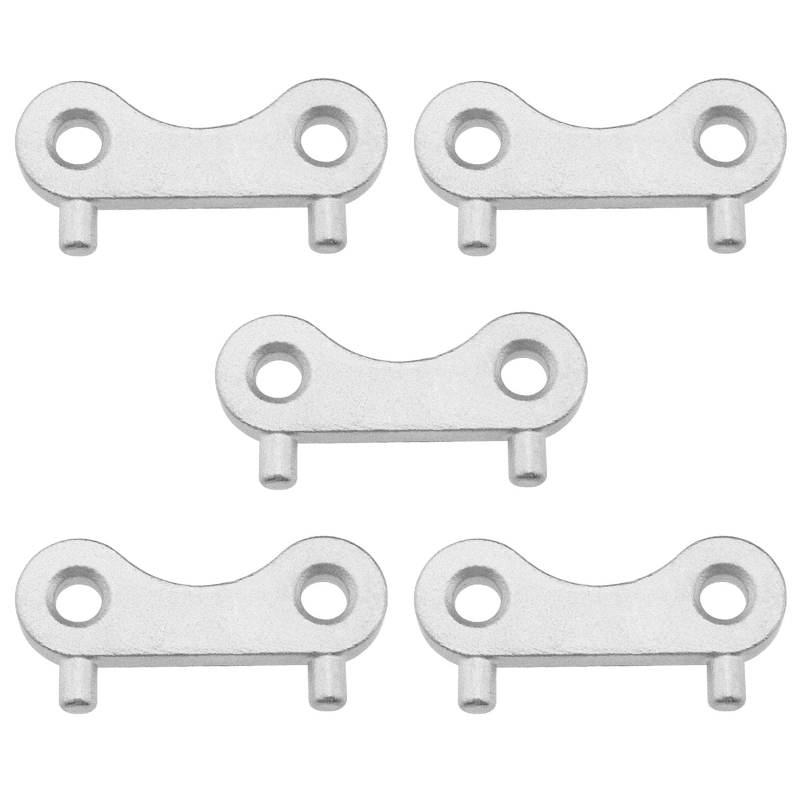 SG Store 5Pcs Marine Water Tank Cap Key Boat Tank Cap Spare Key 316 Stainless Steel Marine Water Case Key for Diameters 38mm 50mm Sewage Outlets Fuel Water Tank