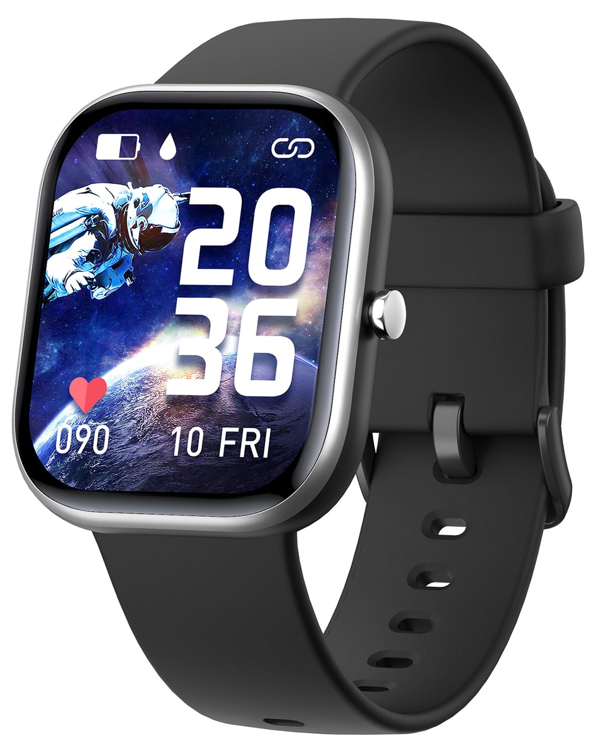 Slothcloud Kids Smart Watch for Boys Girls,IP68 Waterproof Fitness Activity Tracker Watch,Heart Rate Sleep Monitor,8 Sport Modes,Pedometers,Calories Counter,Alarm Clock,Kids Gifts Teens 5+ (Black)