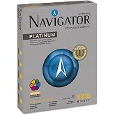 Navigator NPL1132 Platinum Paper, 32-lb., 8-1/2 x 11, Bright White, 250 Sheets/Rm, 8 Rms/Ct