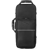 Omebaige BGR Rectangular Trumpet Case, Built-in Backpack Straps Gig Bag | Durable trumpet case with reinforced protection, accessory storage and comfortable carrying for performances and travel.
