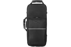 Omebaige Trumpet BGR Rectangular Case, Nylon Material 1200D Trumpet Case, Built-in Backpack Straps Trumpet Bag