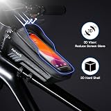 Faireach Bike Frame Bag Waterproof Phone Holder with Quick Release 6.8" view 3