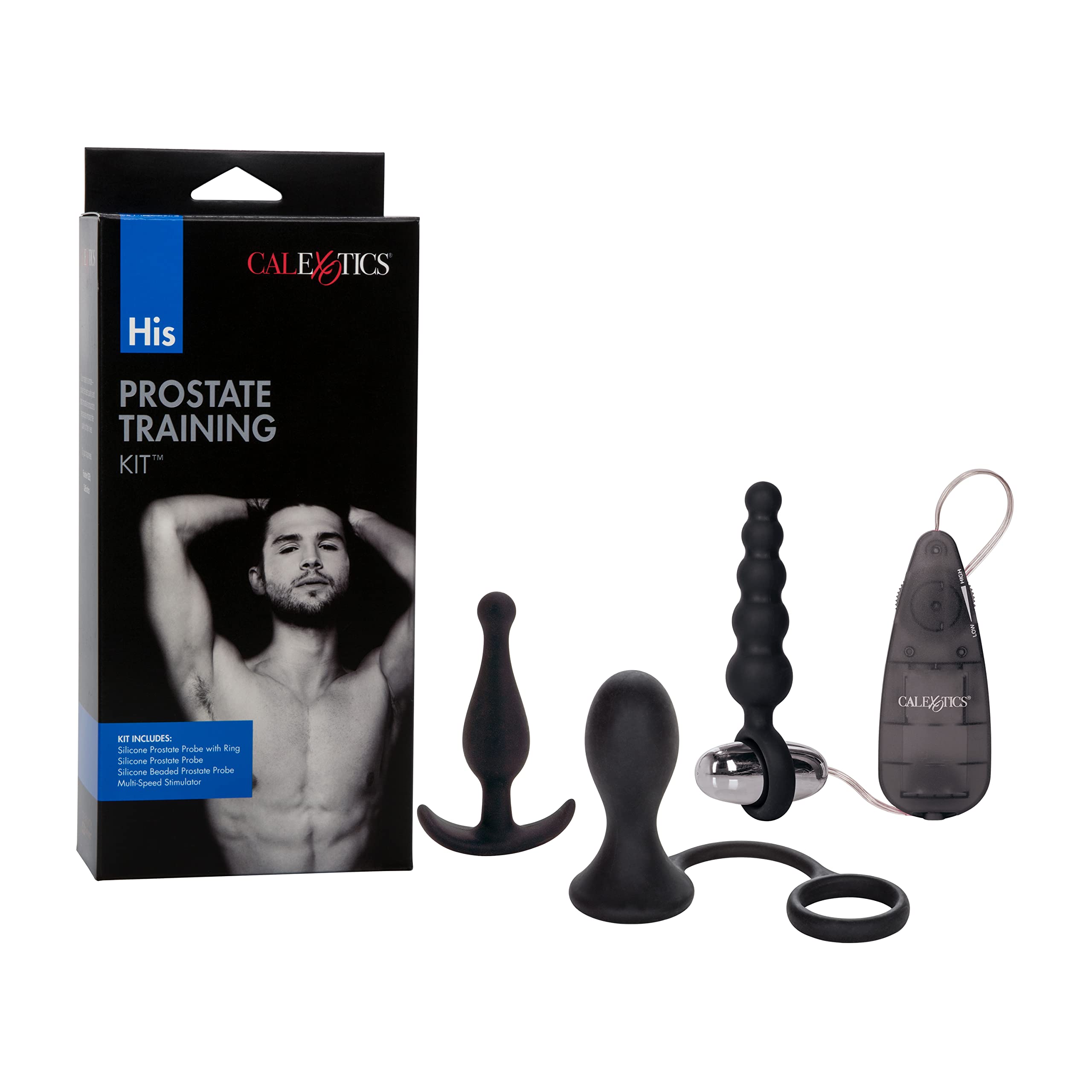 His Prostate Training Kit contains a sturdy selection of different shaped probes