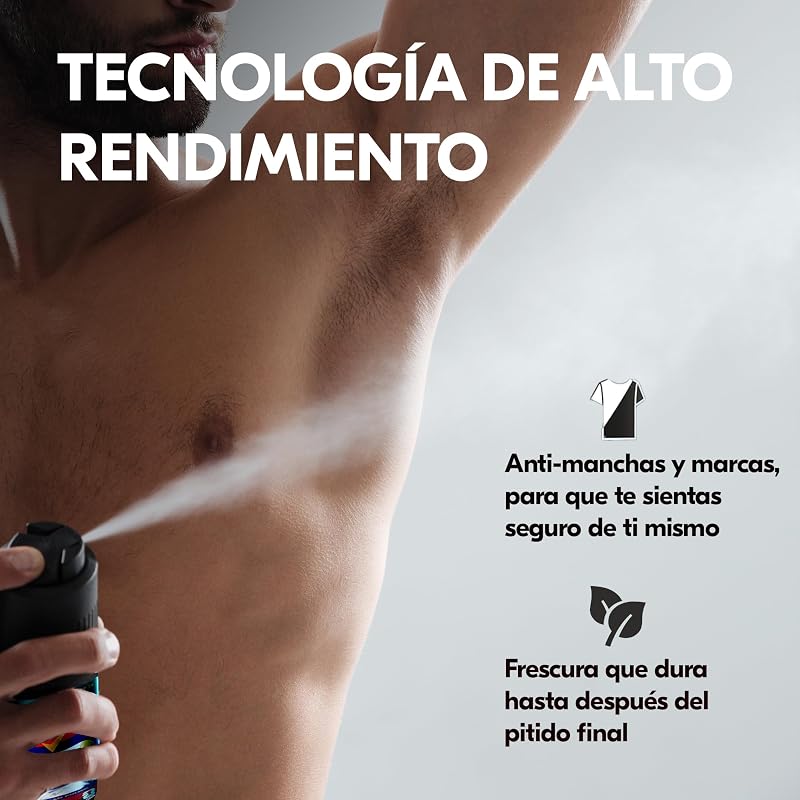 Caixa de Presente da Coleção Superstar da Taça do Mundo FIFA 2026TM, Spray Desodorizante Antitranspirante para Homens, 72H Proteção contra Suor e Odores, Ideia de Presente, Invisible Ice Fresh, 6 x 150 ml
