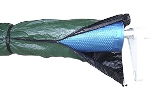 Horizon Ventures HVWCR18 Winter Jacket Stores Poolside Solar Blankets and Reels, 18', Green