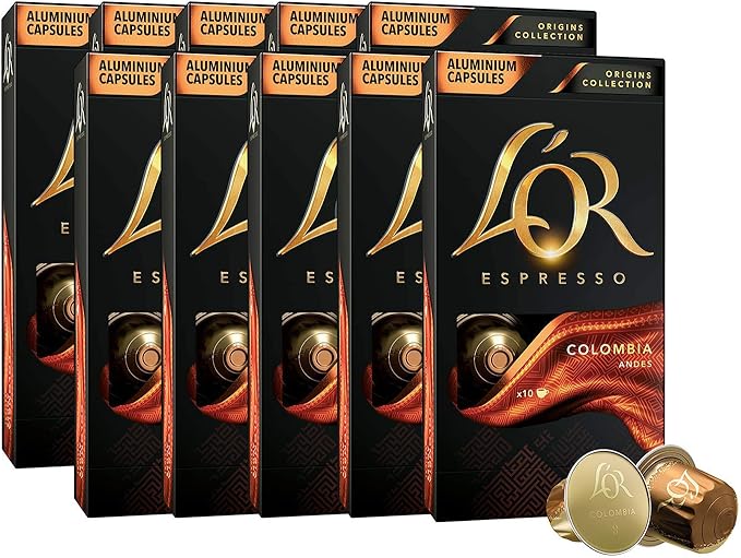 L’OR Espresso Coffee Colombia Intensity 8 Nespresso®* Compatible