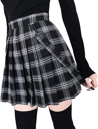 checkered overall dress