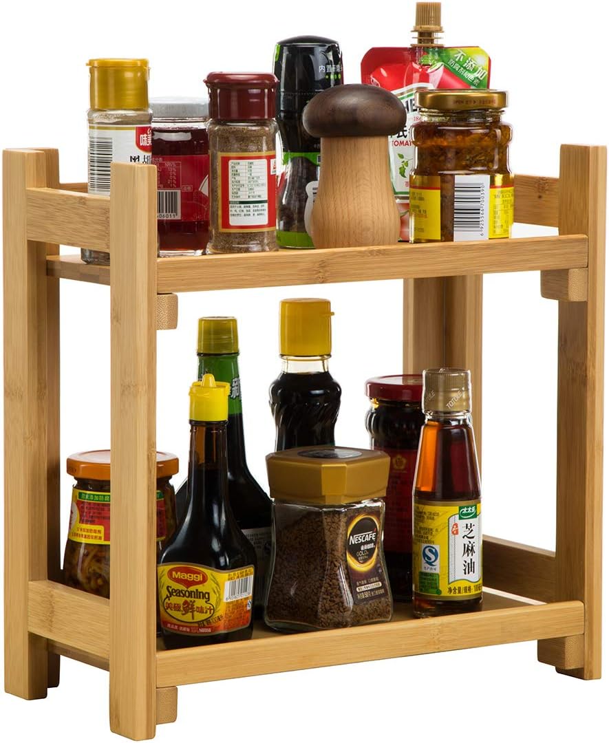 Best Bamboo Kitchen Countertop Corner Shelf