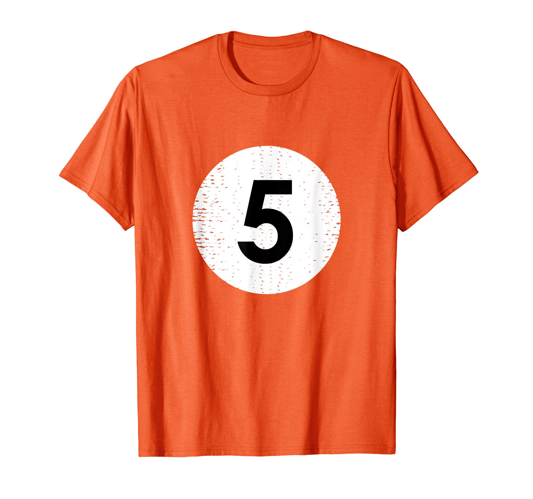 Vintage Style Pool Shark Billiards Design - 5 Ball T-Shirt