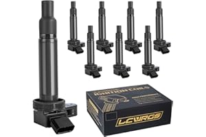 LCWRGS Set of 8 Ignition Coil Pack Fits for V8 4.7 4.3 2000 2001 2002 2003 2004 205 2006 2007 2008 2009 Toyota Tundra Sequoia Land Cruiser 4Runner LEXUS LX470 GX470 GS430 LS430 SC430 Replaces UF230 UF493
