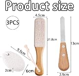 Msxenophile 3Pcs Pumice Stone Foot File for Hard Skin Calluses Pedicure view 3