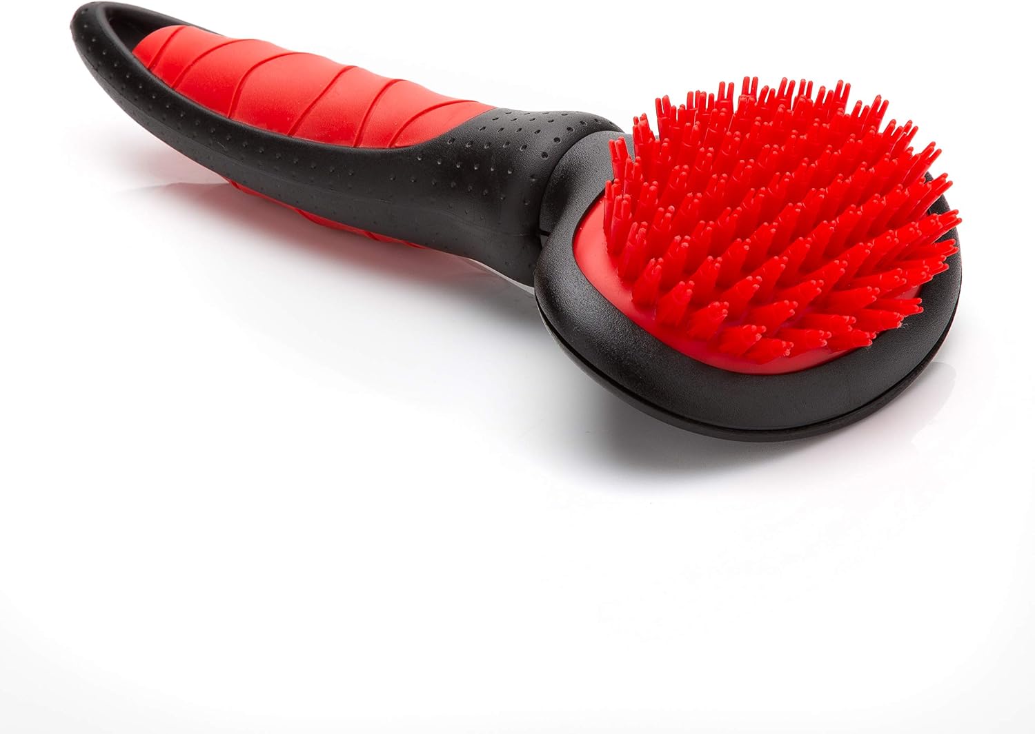 Mikki Dog, Puppy, Cat Grooming Massage Slicker Brush - Gentle, Relaxing Grooming - Small, Black/Teal - Image 3