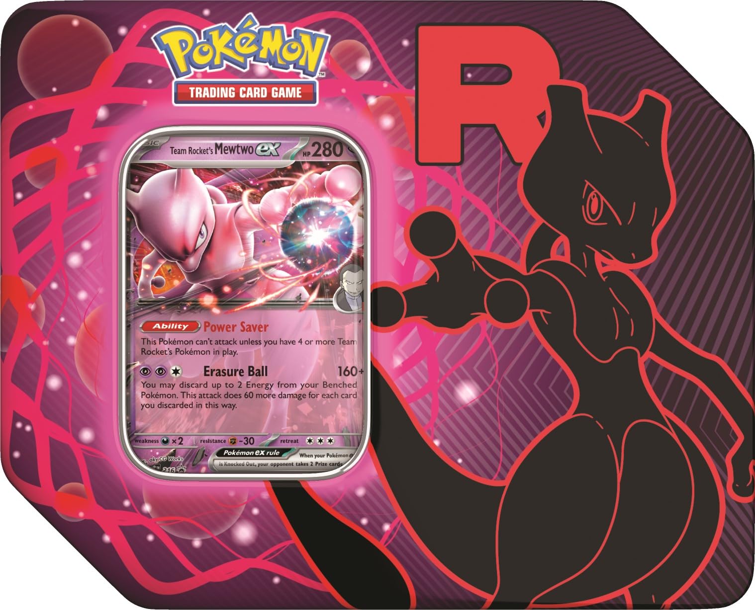 Photo 1 of (item used) Pokémon TCG: Team Rocket Tin