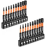 Xeiophoy 20PCS Premium Hex Bit Set, Impact Allen