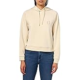 Armani Exchange womens Icon Logo Studs Hoodie