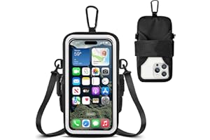Phone Holder Running Arm Band, Small Crossbody Phone Pouch Purse with Strap, Fits iPhone and Android, Use for Running, Walkin
