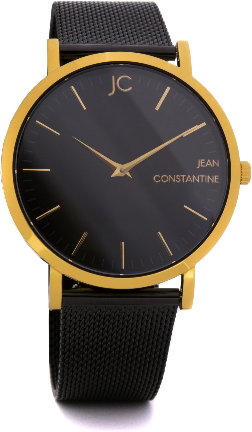 Jean Constantine Wristwatch for Women and Men with Sapphire Glass | Waterproof up to 5 ATM | with Ronda Clockwork | Milanese/Mesh Wristband