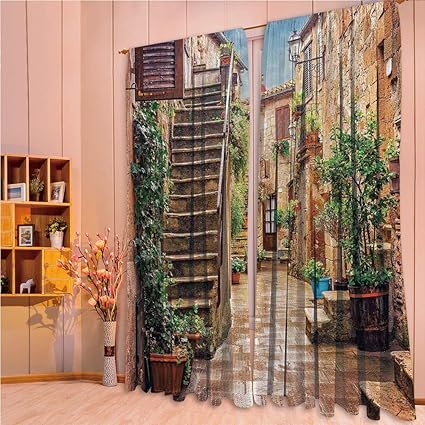 Amazon Com Franlinkcossosoph Polyester Window Drapes Kitchen