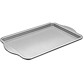 CUISINART CMHB-15BS Easy-Grip Nonstick Baking Sheet, 15 Inch, Silver
