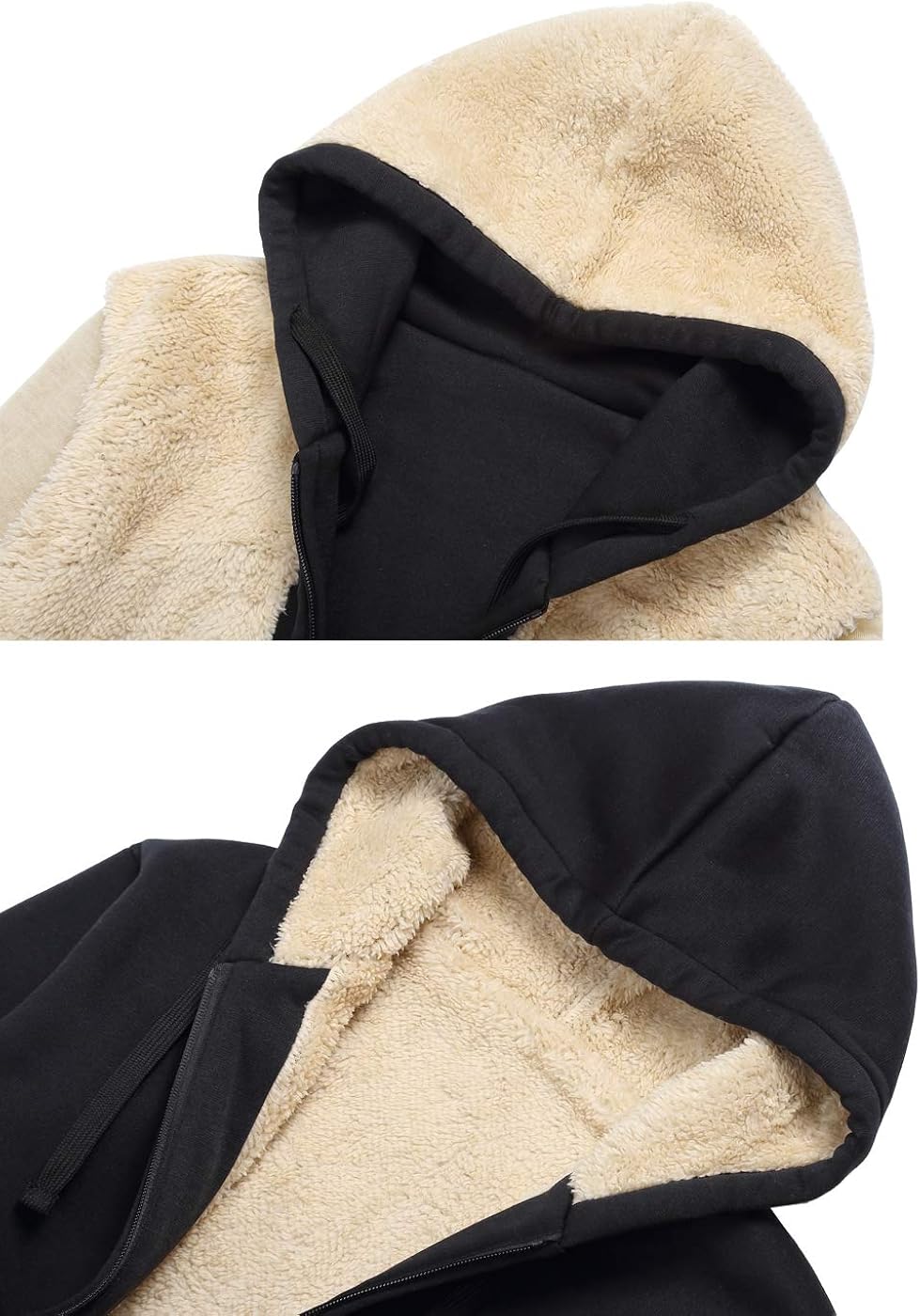 ZITY Womens Winter Fleece Jacket Coat Sherpa Lined Full Zip Up Hoodie Sweatshirt with Pocket at  Women's Coats Shop