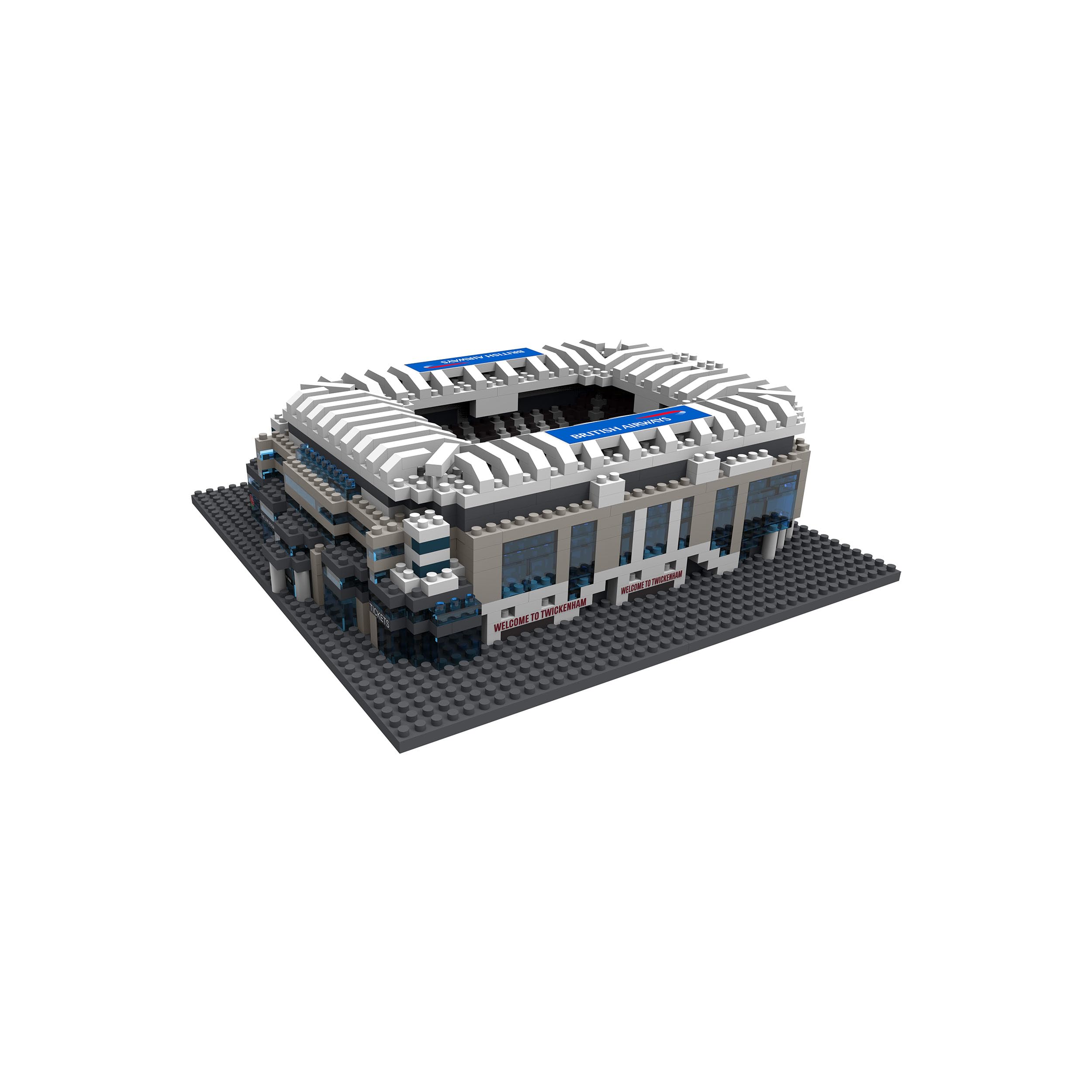FOCO Officially Licensed RFU 3D BRXLZ Bricks Mini Rugby Twickenham Stadium Toy Model