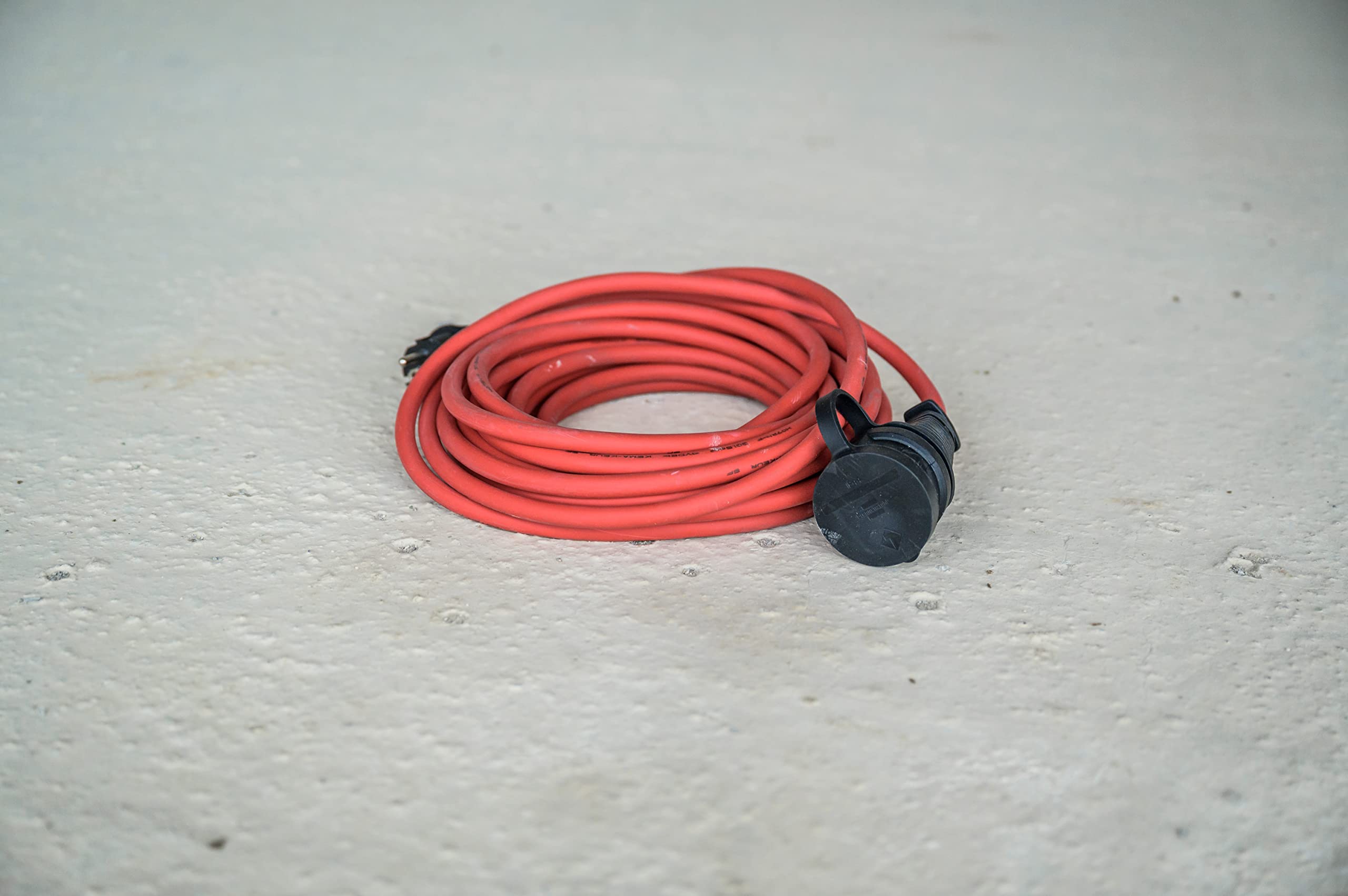 Brennenstuhl Baustellen-Verlängerungskabel (10m Kabel, für den Einsatz im Außenbereich IP44) rot 4