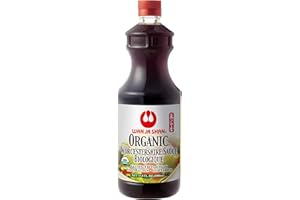 Wan Ja Shan Organic Worcestershire Sauce 33.8oz. USDA Organic, Umami-Rich Flavor | Marinade, Glaze, Dressing & Dipping Sauce | Gluten Free Non GMO, Vegan, Kosher Parve Great for Meats, Vegetables & Stir Fry