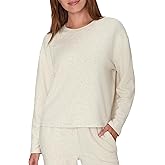 Hanes womens Originals French Terry Pullover, Cropped Crewneck Sweatshirt for Women, Comfywear Loungewear