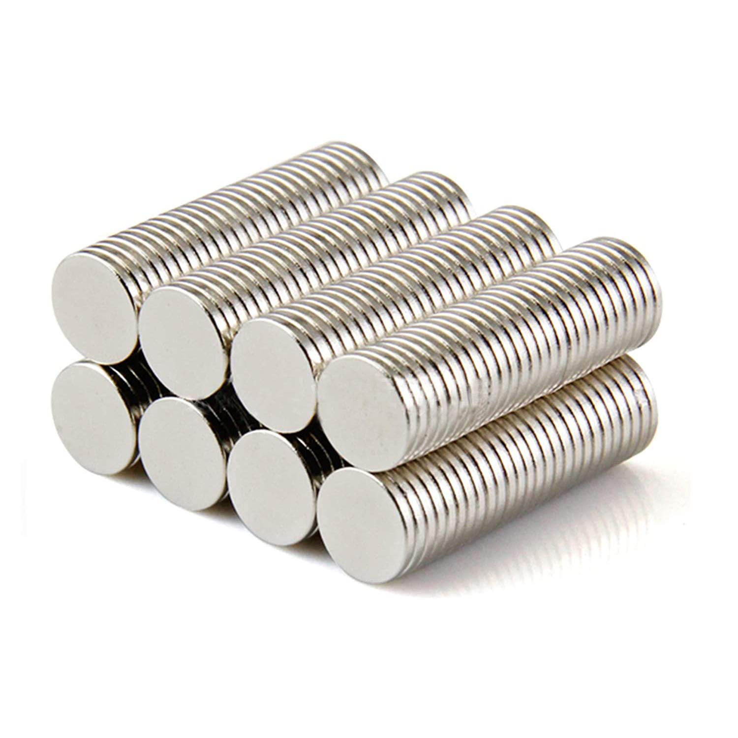 Yizhet 50 PCS 8 * 1mm Magnets, Small Mini yet Strong, Neodymium for Fridge, Whiteboard, Craft, Postcards