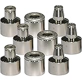 (9 count, 3 of each type) Diamond Microderm Microdermabrasion Replacement Tips, Spa and Home Beauty Skin Care for Exfoliation