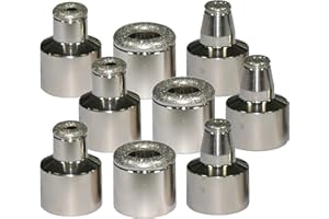 GXCDIZX (9 count, 3 of each type) Diamond Microderm Microdermabrasion Replacement Tips, Spa and Home Beauty Skin Care for Exfoliation