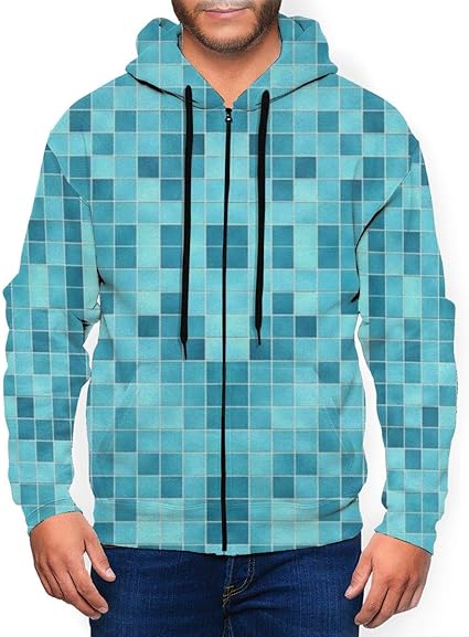 turquoise hoodie mens