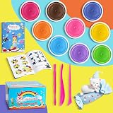 iFergoo ESAND Air Dry Clay 36 Colors Modeling Clay with Tools Kids Safe view 2