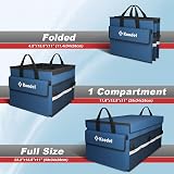 K KNODEL Car Boot Organiser with Foldable Cover Medium Blue view 2