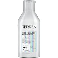 Redken Bonding Shampoo for Damaged Hair Repair, Acidic Bonding Concentrate Shampoo, Strengthens and Repairs Weak and Brittle