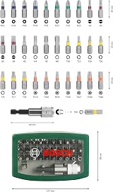 Bosch 32pc Screwdriver Bit Set PH, PZ, Hex, Torx, S-Bit view 3