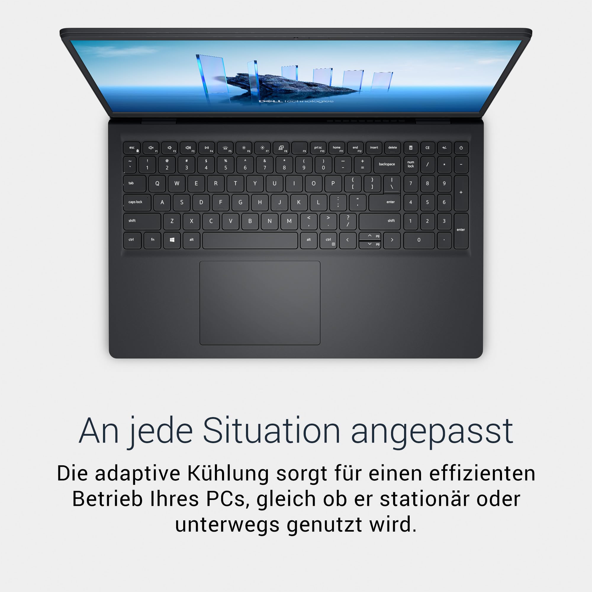 Dell 15 Laptop DC15250 15.6" FHD (1920 x 1080) 120Hz, Intel Core 3 100U, Intel UHD Graphics, 8GB RAM, 512GB SSD, Windows 11 Home, QWRTZ Backlit Keyboard - Black 4