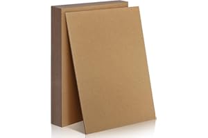 Teling Lot de 20 panneaux d'aggloméré robustes pour reliure de livres (21,6 x 27,9 cm, 0,1 cm d'épaisseur, 50 pt)