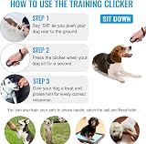 Diyife 2 Pieces Dog Training Clicker with Wrist Strap Multi-Color ABS view 2