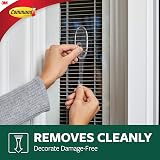 Command Clear Medium Hooks 2 Hooks + 4 Outdoor Strips 900 g Damage-Free view 5