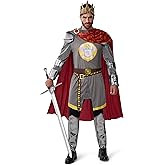 Spooktacular Creations Halloween King Costume Men, Medieval War King Costume Men for Halloween Party