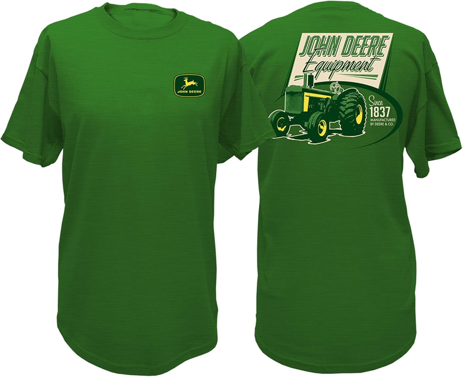 John Deere Men's JD Equipment Short Sleeve ShirtGreen