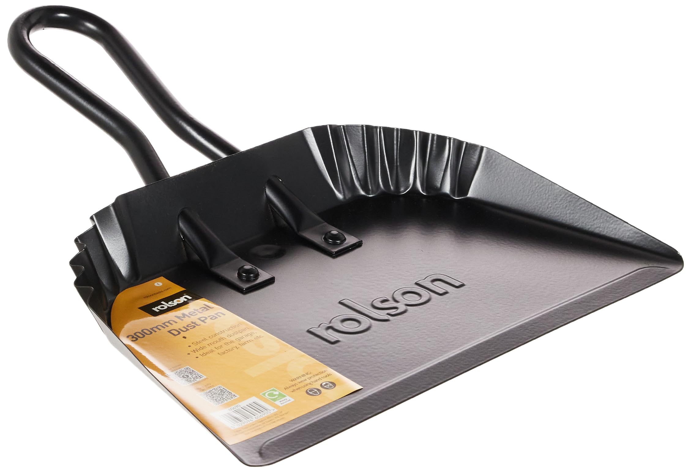 Rolson 60690 300mm Metal Dust Pan