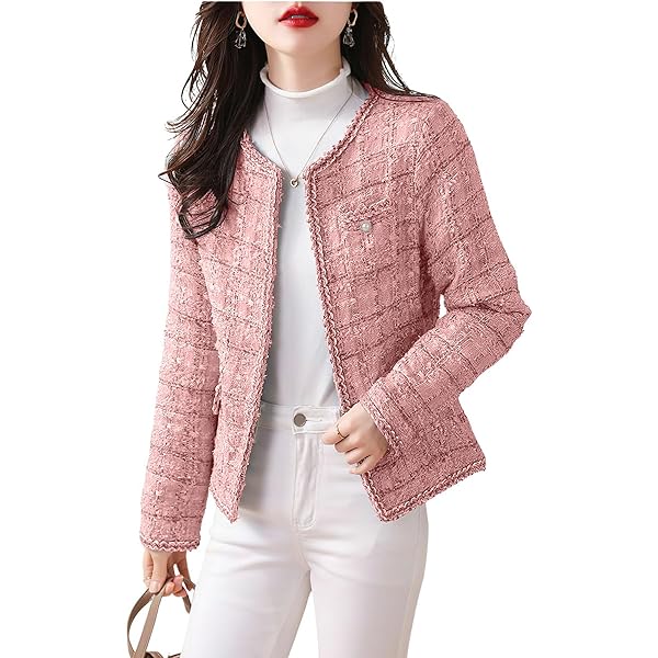 24AW【saqui】tweed no-collar jacket 24AW【saqui】tweed no-collar jacket Joanne Nobody Wants This