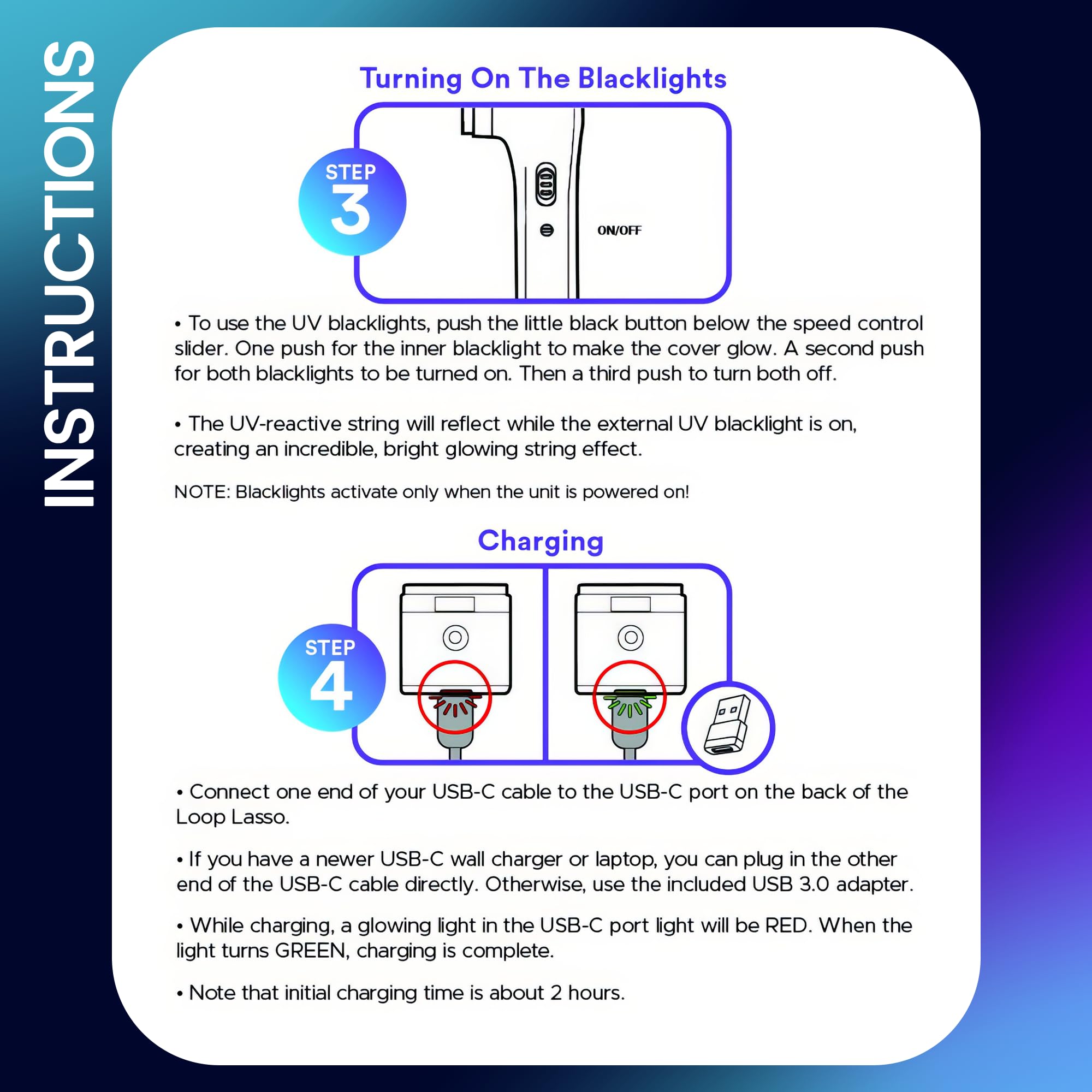 Loop Lasso NANO - Viral Glow in the Dark String Toy - 100+ Tricks, Beginner-to-Pro - Stocking Stuffers for Teen Boys, Christmas Gift for Boys 8-13+, Cool Gadgets for Kids & Adults