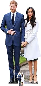 Prince Harry and Meghan Markle Life Size Cardboard Cutout Standup SC1115