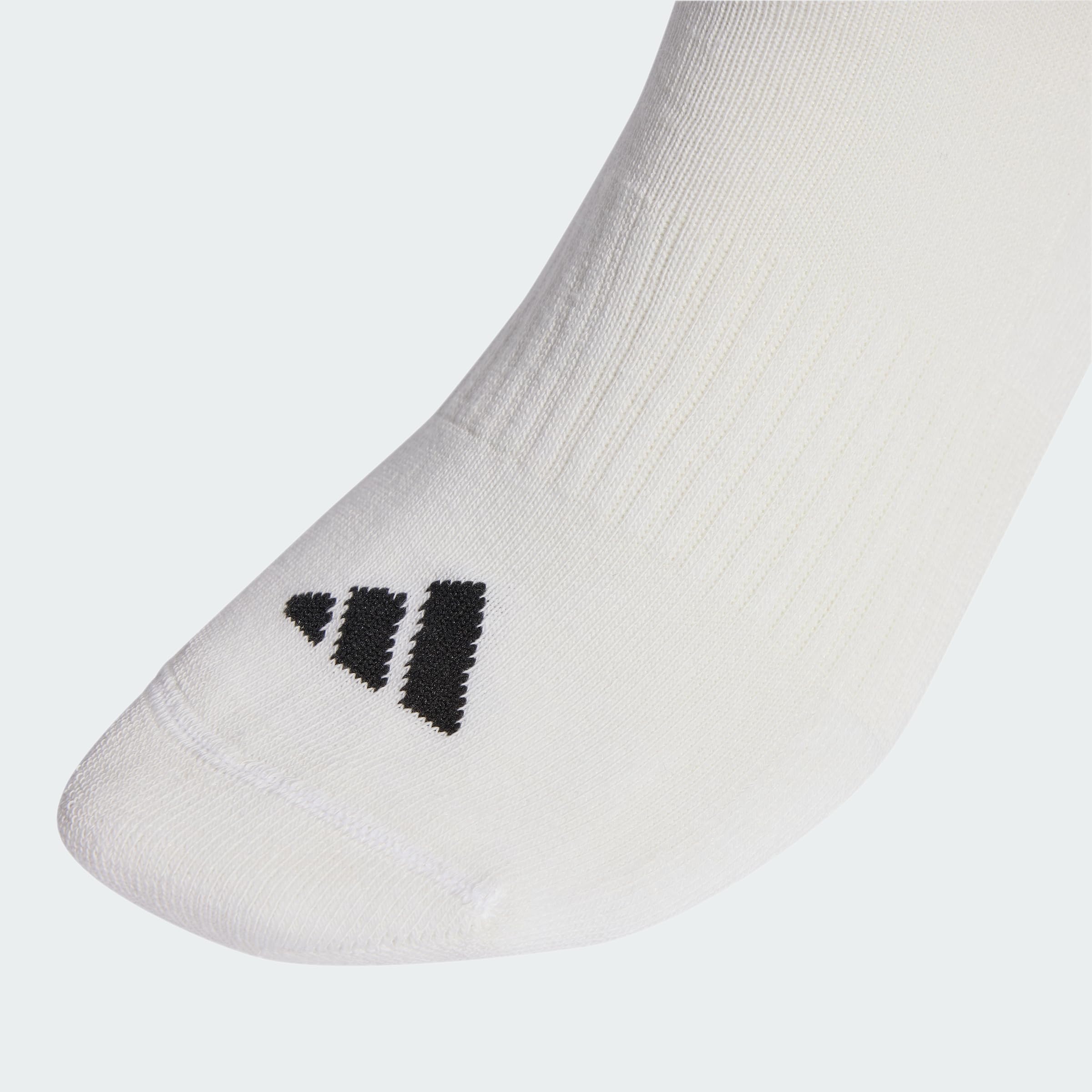 adidas Unisex 3Stripes Cushioned Sportswear Crew Socks 3 Pair Pack, white/black/black, 40-42 2